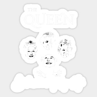 Bohemian Royalty – The Queen Elizabeth II Sticker